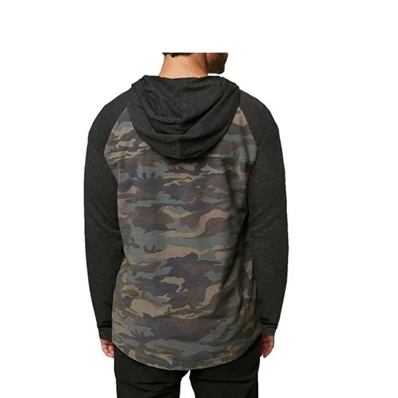 O’neill Mens camo traveler dawn patrol 2 zip up hooded jacket size S - Picture 2 of 15